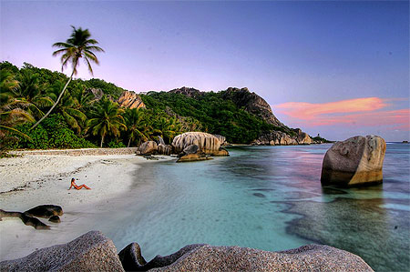 Seychelles beaches Anse source D'argent